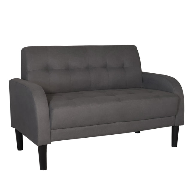 Zitbank grijs stof 120cm Ghislaine