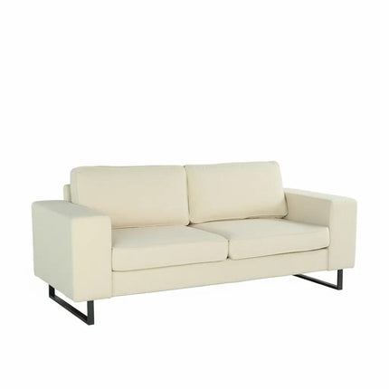 Zitbank beige teddy 225cm Zora